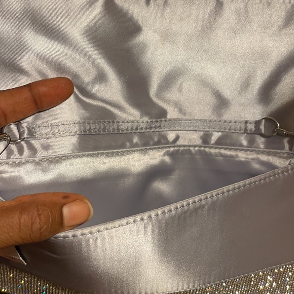 Shinny cocktail sequin clutch purse express NWT - Picture 8 of 11